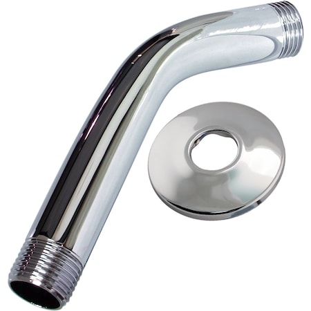 Jones Stephens 6 In. Shower Arm With Ss Flange S01044L